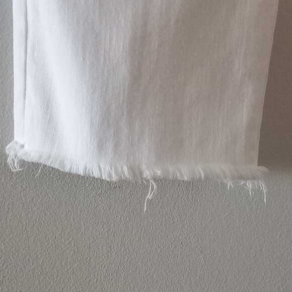 FRANK & EILEEN  Wicklow the Italian Chino white stretch chinos - Picture 7 of 10